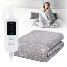 Electric Heated Mattress Pad Cover Control, Heating Blanket, 3 Modes, 220V
