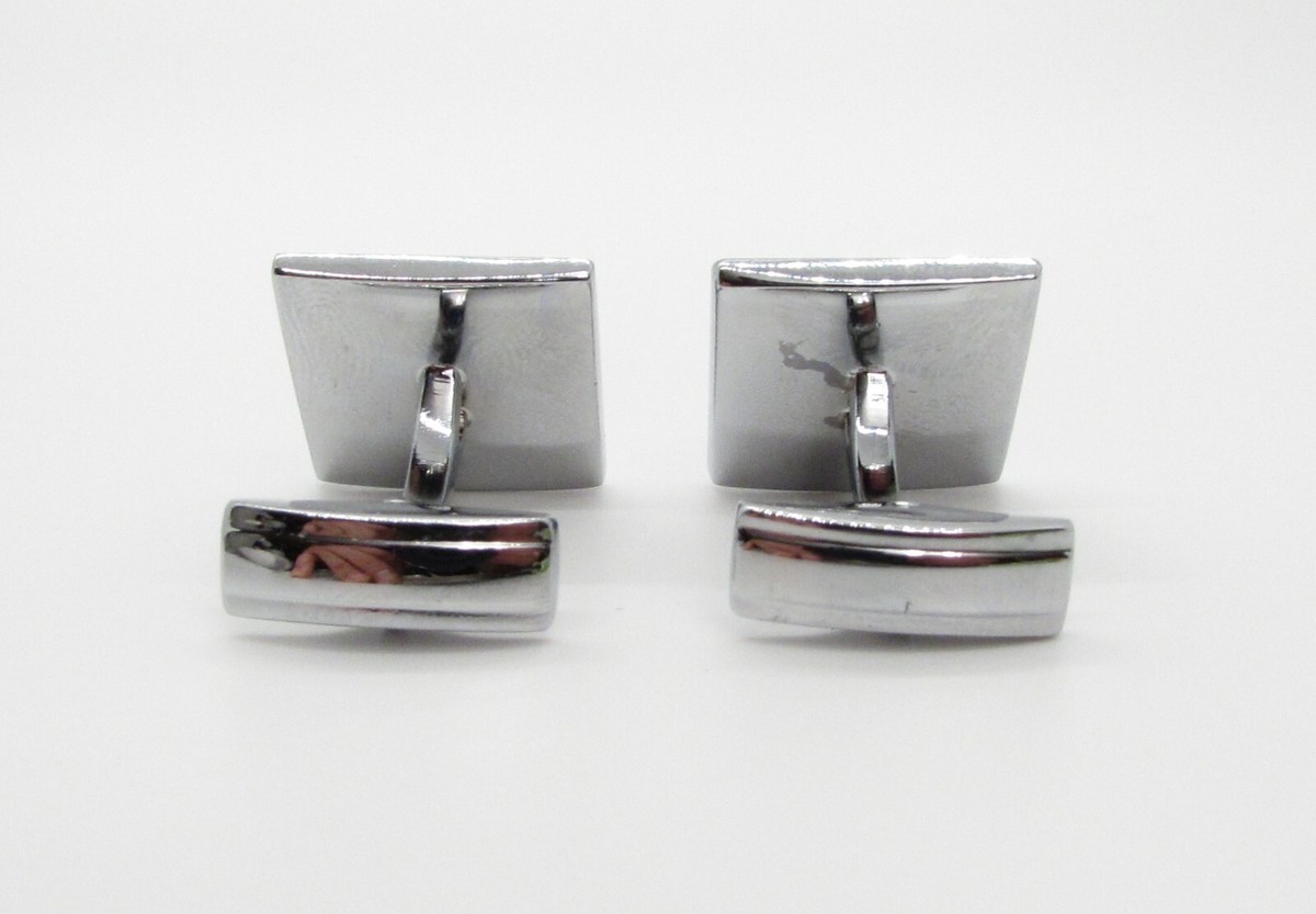 Nyoni Cotoure Cufflinks with Copper Line Designs View 5
