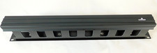 Cable Manager 1U 1.5" x 3" Slotted Duct Leviton w/Bend Radius Compliant Funnel