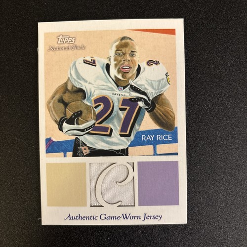 Ray Rice 2009 Upper Deck Philadelphia Game Used Jersey Relic