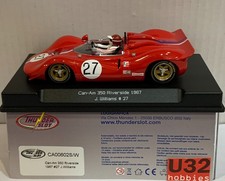 Slot Car Thunderslot Ca00602S/W Ferrari 350 23 Can-Am Riverside 1967 J.Williams