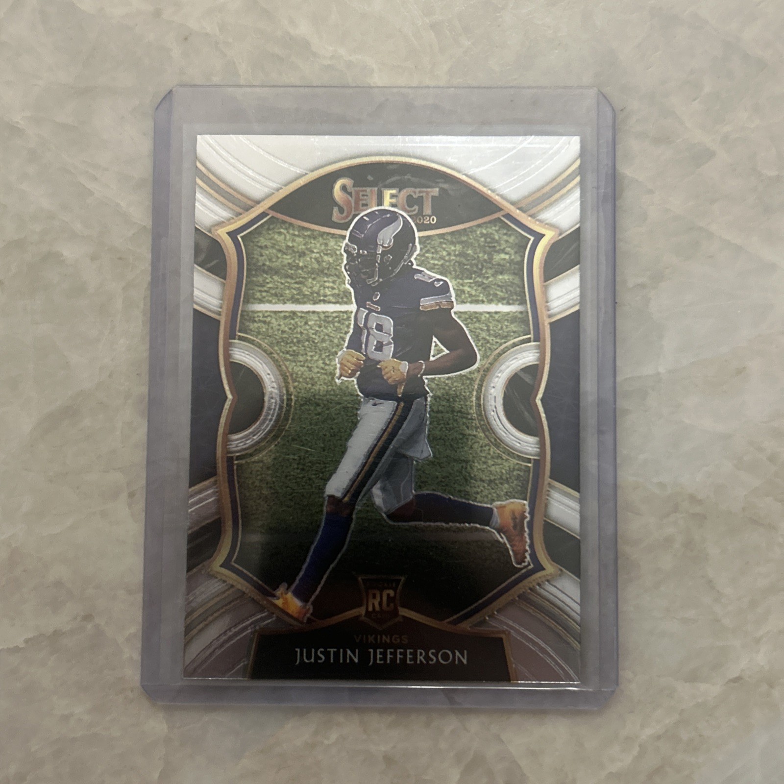 Justin Jefferson 2020 Panini Select Concourse #61 Minnesota Vikings Rookie (RC)