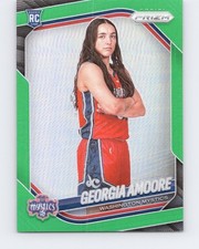 2025 Panini Prizm WNBA #103 Georgia Amoore Green Prizms Washington Mystics