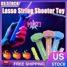 Lasso String Shooter Loop Toy Handheld ZipRope Launcher Propeller Toy HandheldJQ