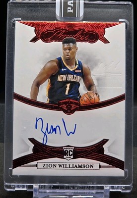 ZION WILLIAMSON 2019-20 Panini Flawless 1 of 1 National RC Auto SN# 1/1 BlackBox