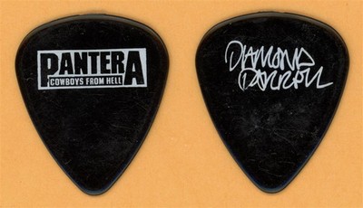 Pantera Dimebag Darrell Vintage Guitar Pick - 1990 Cowboys From Hell Tour