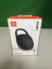 JBL Clip 5 Portable Bluetooth Waterproof Speaker - BLACK New 