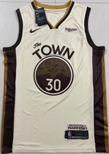 Steph Curry Golden State Warriors Nike Authentic The Town City Jersey L And XL
