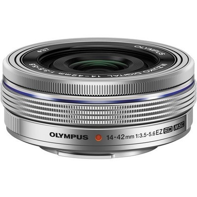 (Open Box) Olympus M.Zuiko Digital ED 14-42mm f/3.5-5.6 EZ Lens (Silver)