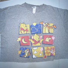 Winnie the Pooh T-shirt One size fits most unisex grey graphic print