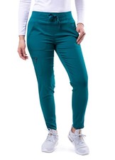 Adar Pro Scrubs for Women - Ultimate Yoga Jogger Scrub Pants Small