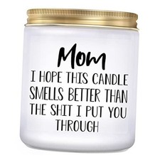 Gifts for Mom from Daughter Son, Mothers Day Birthday Funny mom candle