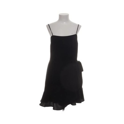 Express, Wickelkleid, Größe: M, Schwarz, Polyester, Einfarbig, Damen #YlE
