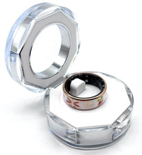 Smart Ring Stainless Steel 5ATM Waterproof Activity Tracker :Multicolor Size 10