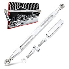 Shift Linkage Gear Shifter Compatible for Harley Softail Chrome Slotted Style