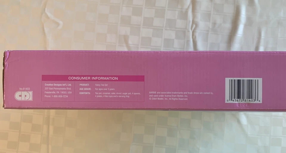 Barbie Juego de Té de Lujo de 20 Piezas Nº 81403 Con 4 ajustes de lugar Foto 2 de 3