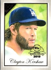 2019 Topps National Baseball Card Day Gallery Preview Clayton Kershaw #GP-CK