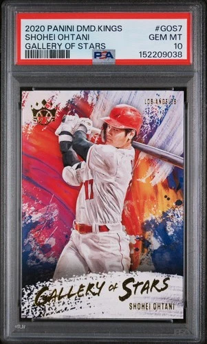 Shohei Ohtani  2020 Panini Diamond Kings PSA 10 GEM Gallery of Stars #GOS7