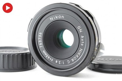   [Near MINT] Nikon GN-Auto Nikkor C non-AI 45mm f/2.8 MF Objektiv aus JAPAN K