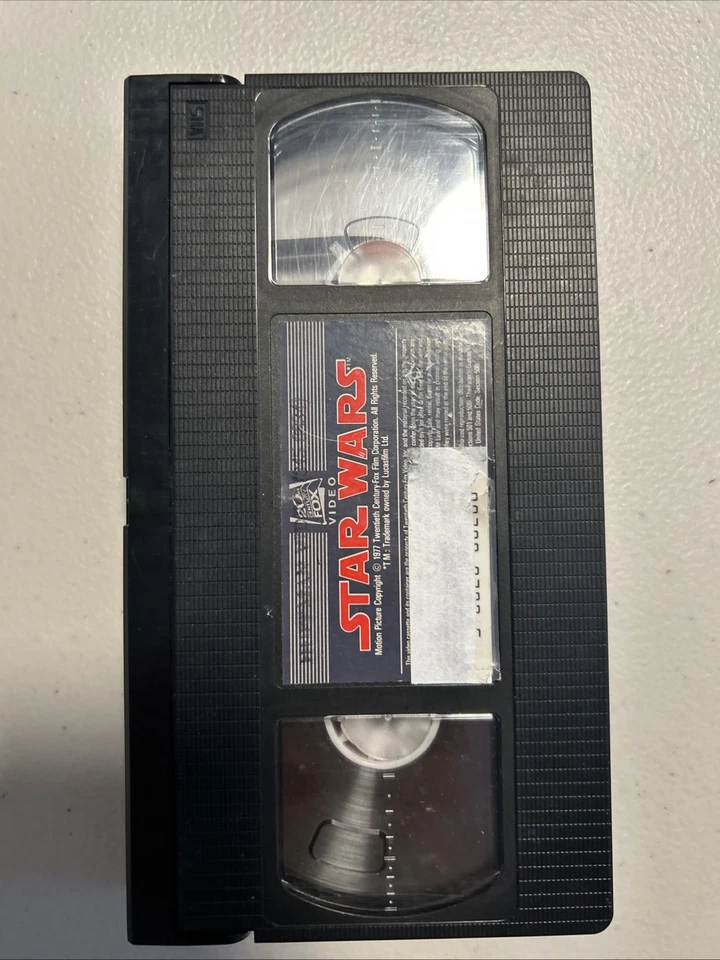 Star Wars (VHS, 1977) - Video Rental Library - 20th Century FOX Video 1982 - Image 2 of 4