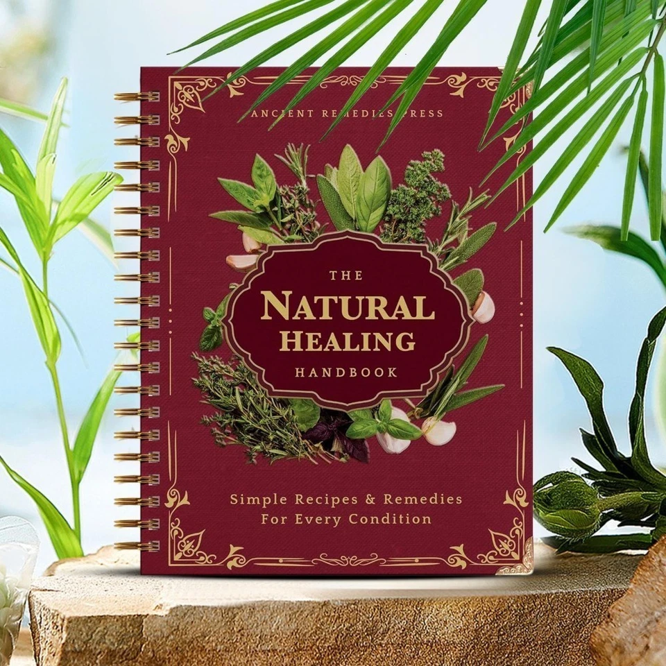 The Natural Healing Handbook, Spiral-Bound Guide For Herbal Remedies And Natural - Image 4 of 4