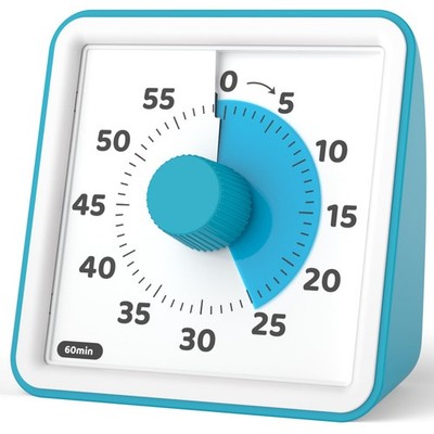 Visual Timer for Kids, 60-Minute Countdown Timers for Classroom Office Kitche...