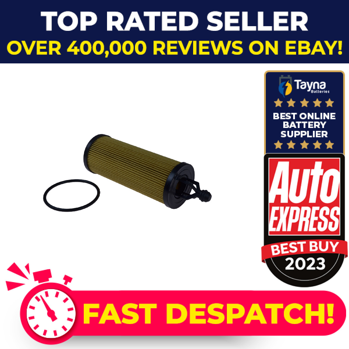 Oil Filter fits JEEP GRAND CHEROKEE Mk4 3.6 2010 on ERB Blue Print K68191349AB