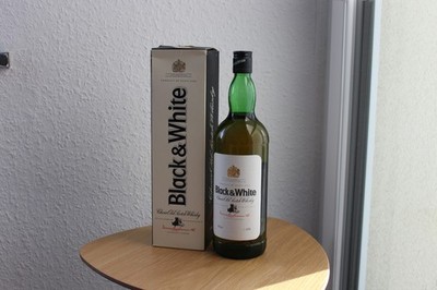 Vintage Whisky Black & White Buchanan's Choice Old Scotch 1Liter 70er