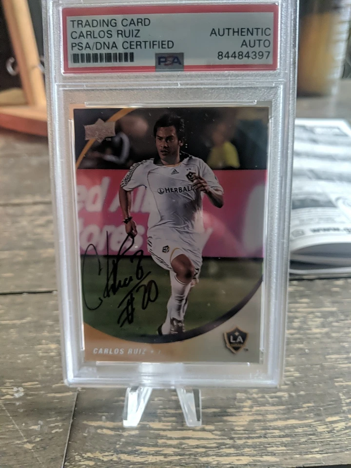 Carlos Ruiz (El Pescadito Ruiz) Certificado PSA/DNA Auténtico Automático Foto 4 de 4