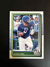 2025 DONRUSS EVAN CARTER #77 TEXAS RANGERS