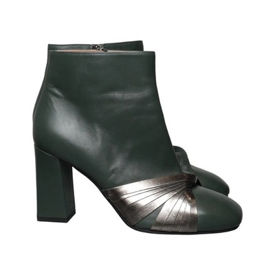 Pollini, Stiefeletten, Größe: 38, Schwarz, Leder, Damen #vgs