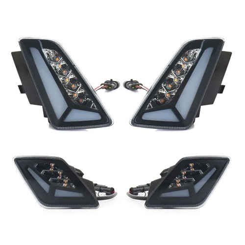 KIMISS 1 Coppia di Indicatori di direzione per parafango 12V LED Luce
