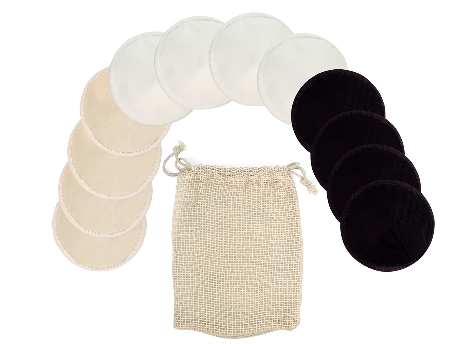 Coussinets d'allaitement lavables ultra absorbants et antifuites L x12