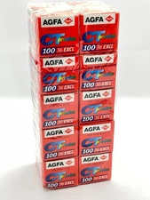 10x Agfa CT Precisa 100 - 35mm Slide Film - 36 Exposures