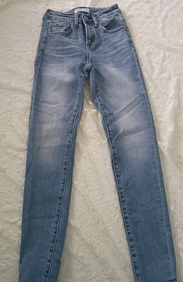 Size 0 (24/26) Denim Jeans Bundle Risen, American Eagle, 3 Pair
