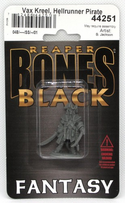 #ad Reaper 44251 Vax Kreel Hellrunner Pirate Bones Black Tiefling Warrior Rogue $4.49