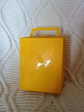 Vintage Sesame Street Early Learning Educational Game With Yellow Storage Case