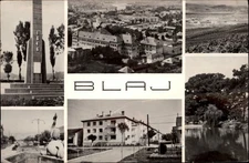 RPPC Blaj Romania vintage real photo postcard s878