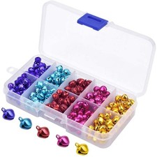 300Pcs Jingle Bells Small 10mm, Mini Bells Metal Bells DIY Metal Bells DIY Craft