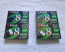 Fuji Hi8 8mm Camcorder Video Cassette Tapes 120 Min Fuji P6-120 Lot of 4