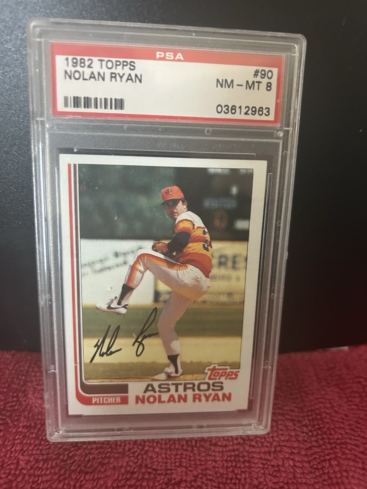 1982 Topps Nolan Ryan PSA 8 Ref# 4