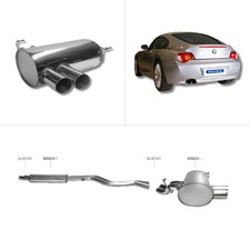 Bastuck Komplettanlage - 02-06 BMW Z4 E85 Roadster