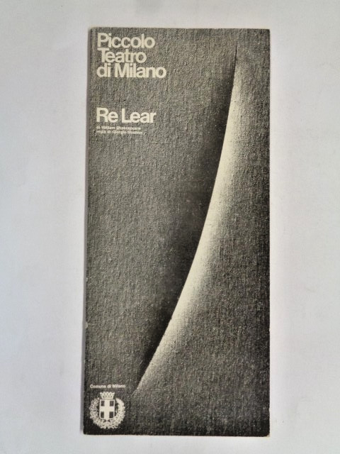 PICCOLO TEATRO DI MILANO - RE LEAR - STREHELER - 1974
