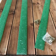 GREEN 50mm Non-Slip Anti-Skid Decking Strips Safety and Style for Outdoor Space