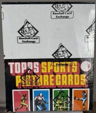 1986 Topps Football Rack Pack Box BBCE- No Line - Jerry Rice RC on front of pack