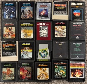 Atari 2600 "Pick Your Own" Cartridge Lot + Tested/Working + Discounted Shipping