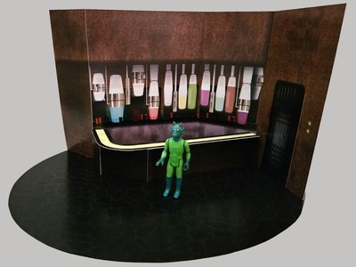 Mos Eisley Bar Custom Playset Holiday Special Cantina Star Wars