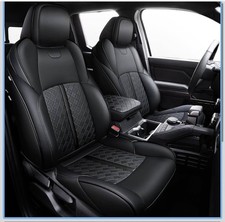 Leather Seat Covers Custom Fit for Tacoma Gen 4th 2024-2026 Double Cab, for SR
