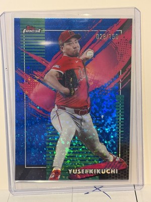 2026 Topps Finest #217 Yusei Kikuchi 28/150 Rare Los Angeles Angels