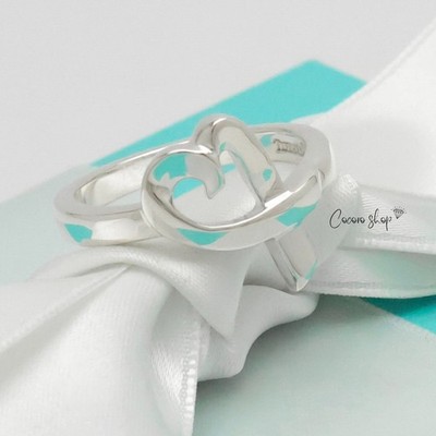 Original Tiffany & Co. Loving Heart Ring Größe 6,5-6,75 Silber 925 mit Etui
